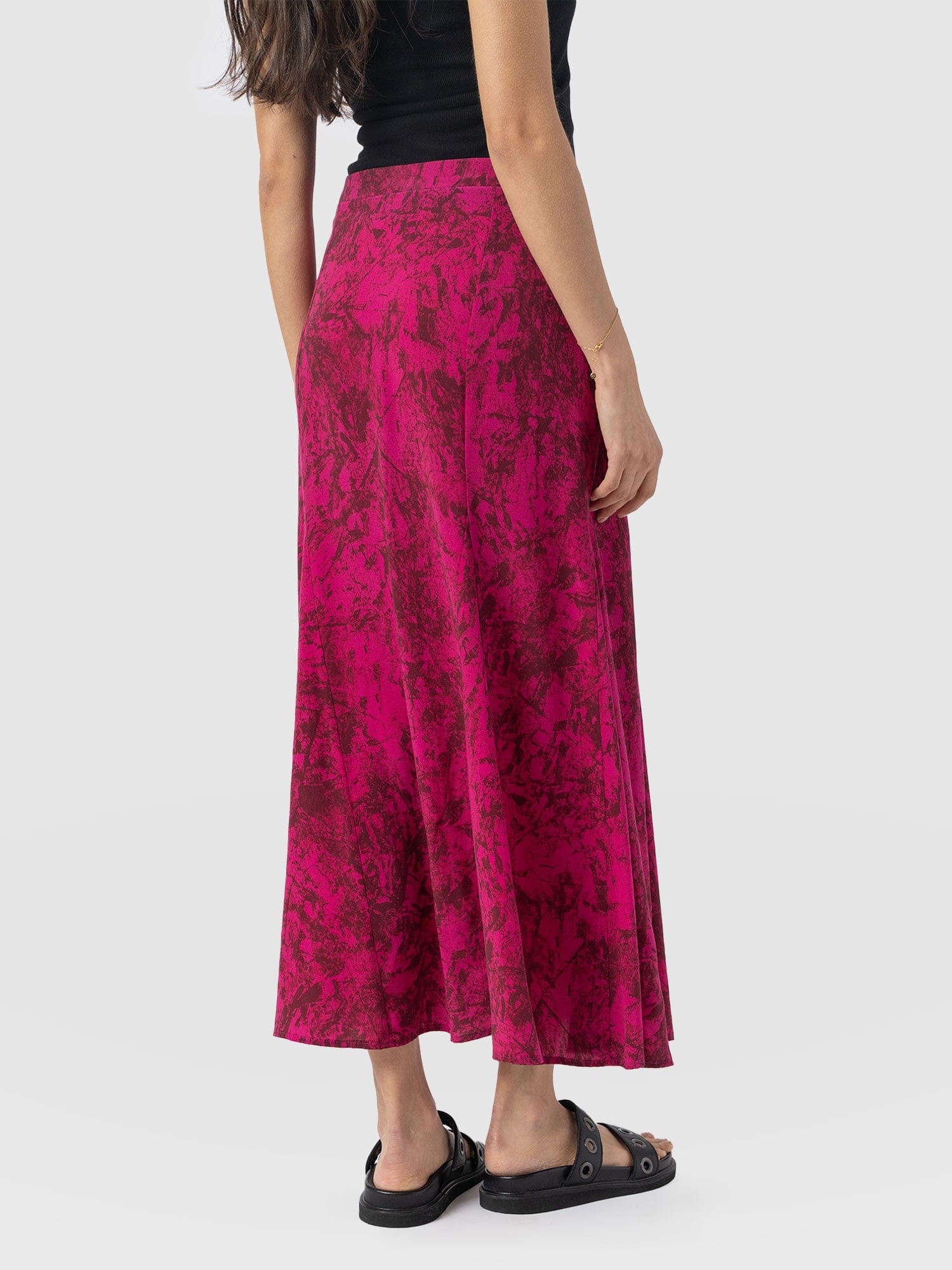 Audrey Skirt Pink Marble - Women's Skirts | Saint + Sofia® US